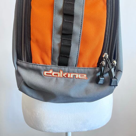 Dakine Cosmo 6.5L Backpack 100% Recycled Polyester Small Storage Orange  & Gray - Picture 5 of 14
